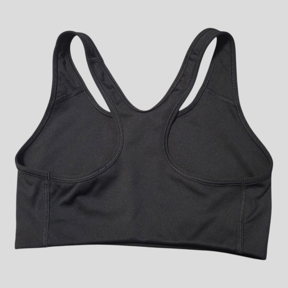 Nike Dry-Fit Sports Bra Women's Small Black Racerback Lined Activewear Swoosh - Picture 3 of 5